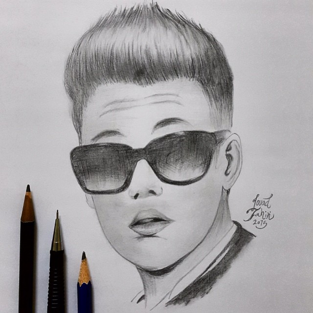 640x640 Justin Bieber Drawing, Pencil, Sketch, Colorful, Realistic Art - Justin Sketch