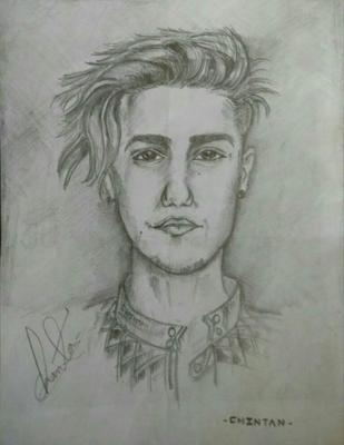 309x400 Justin Bieber Sketch By Chintan Devpurkar - Justin Sketch