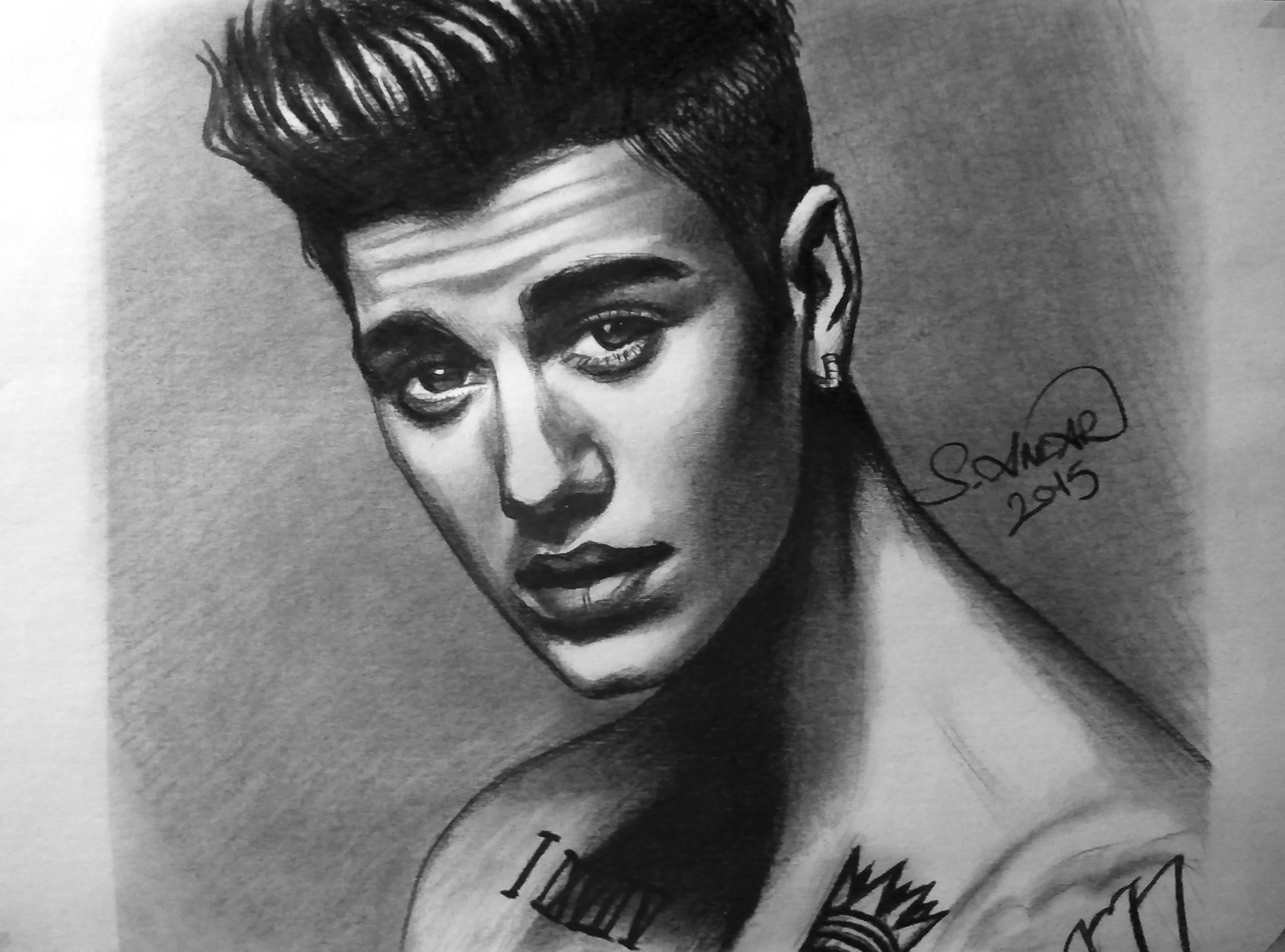 2557x1894 Pencil Sketch Of Justin Bieber Speed Drawing Justin Bieber - Justin Sketch