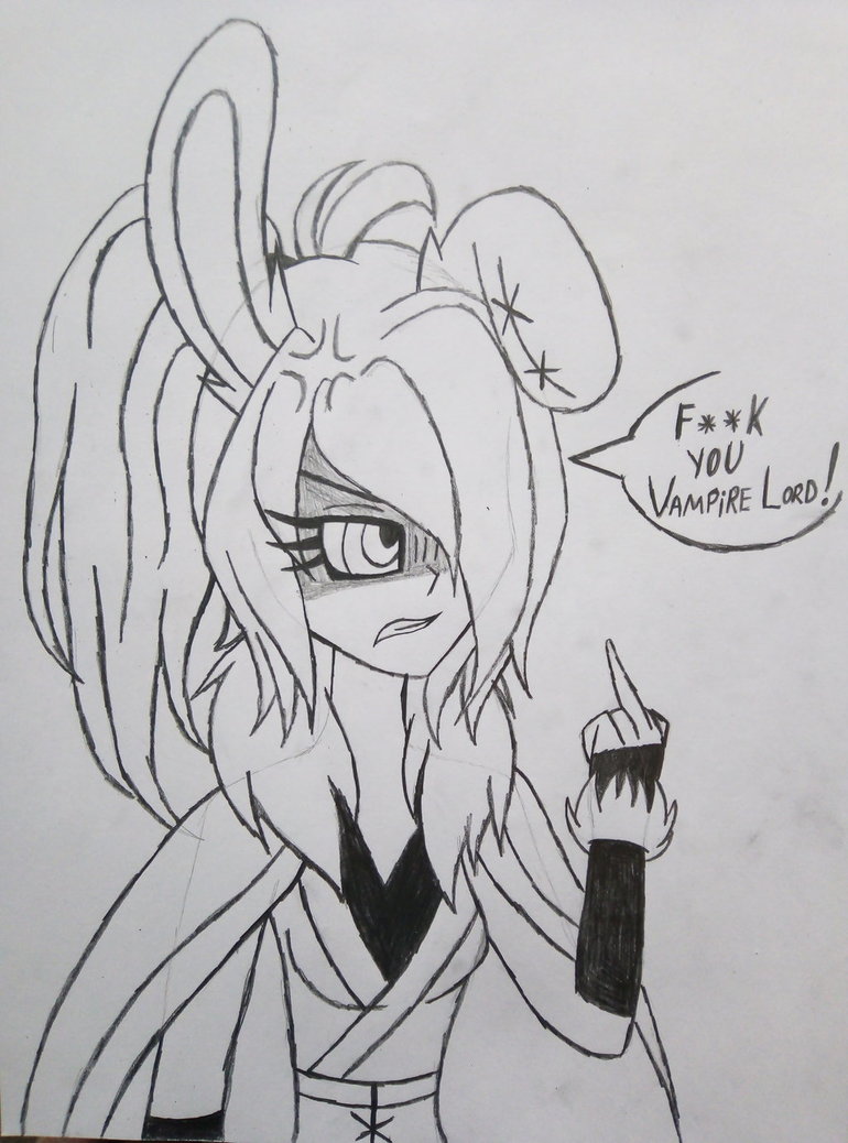 770x1038 Fk You (Ayupan X Bloody Bunny)(Sketch) By Selkina2000 - K Sketch