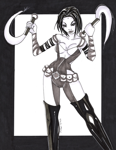 400x516 Kabuki Sketch 033010 By Raccoon Eyes - Kabuki Sketch