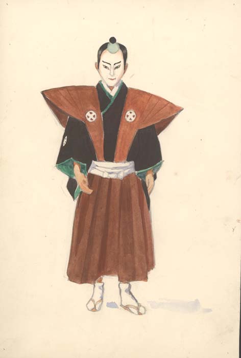 472x700 Filesketches Of Costumes Kabuki By E.wiesel.jpg - Kabuki Sketch
