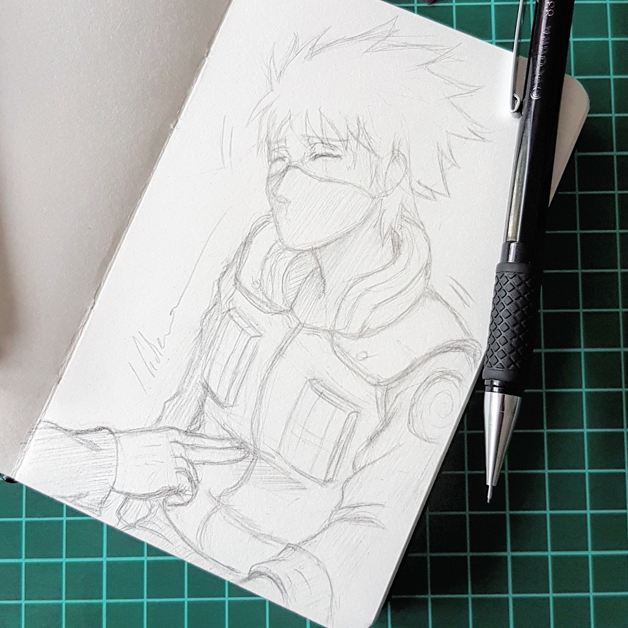 1280x1280 My Art Blog Hatake Kakashi Sketch I Luv This Man - Kakashi Hatake Sketch