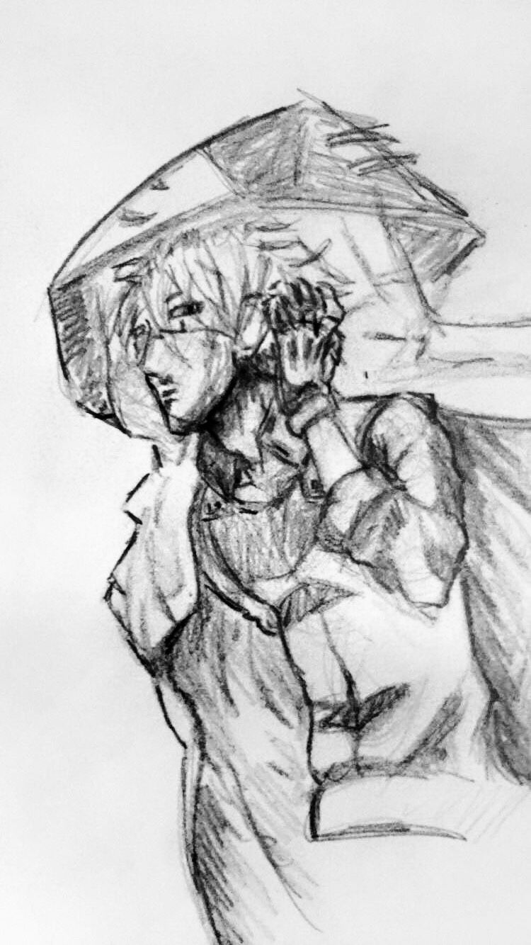 750x1334 My Artwork And Stuff! Quick Sketch Of Kakashi Hatake I Did This - Kakashi Hatake Sketch