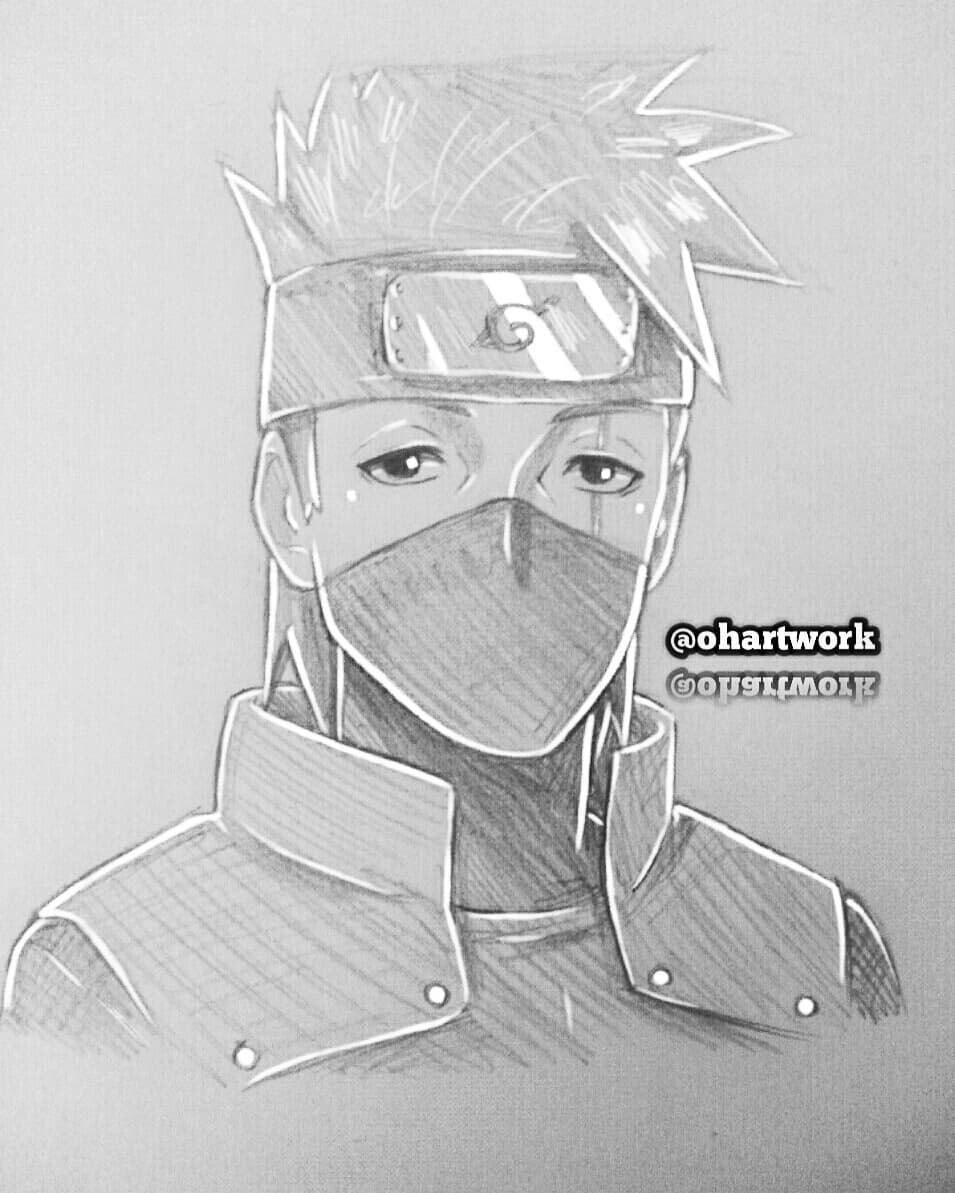 955x1193 Sixthhokage - Kakashi Hatake Sketch