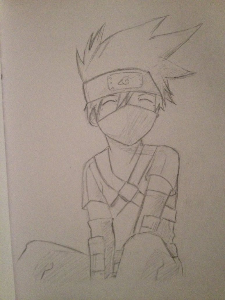 774x1032 Kakashi Sketch By Ravenriting On Newgrounds - Kakashi Sketch