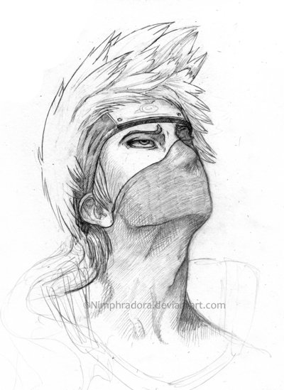 400x549 Kakashi Sketch By Nimphradora - Kakashi Sketch
