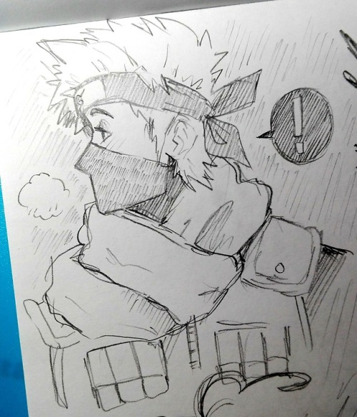 500x584 My Only Kakashi Tumblr - Kakashi Sketch