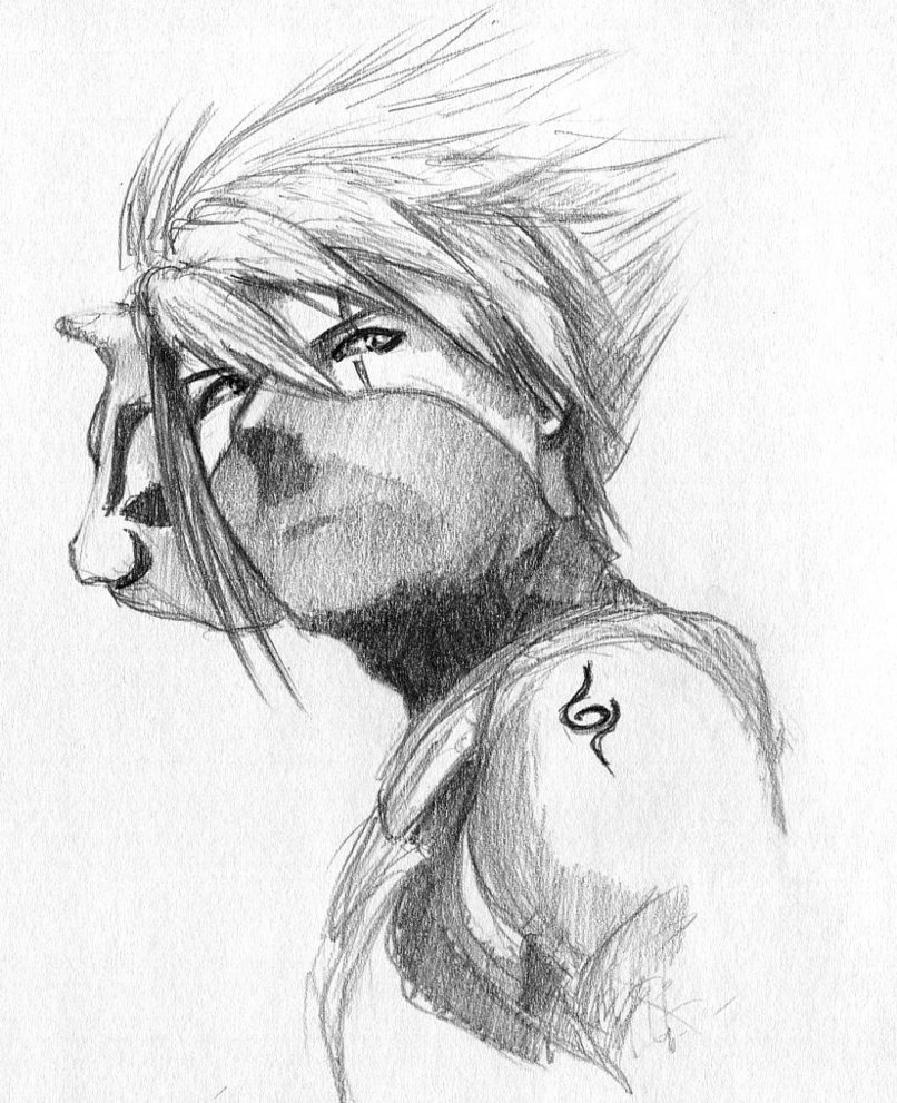 806x991 Kakashi Anbu Sketch By Ninjason57 - Kakashi Sketch