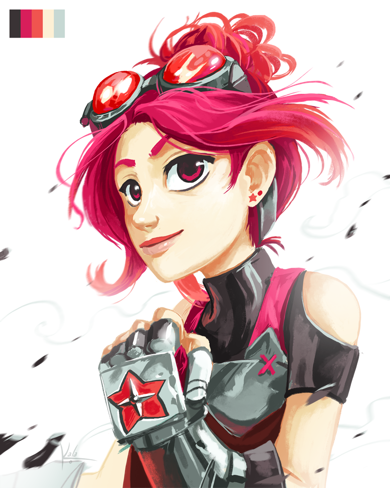 800x1000 Goggle Girl By Kalasketch - Kala Sketch