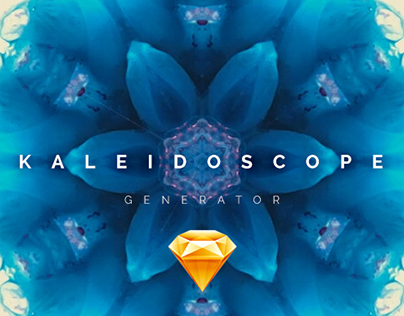 404x316 Kaleidoscope Mandala Generator For Sketch On Behance - Kaleidoscope Sketch