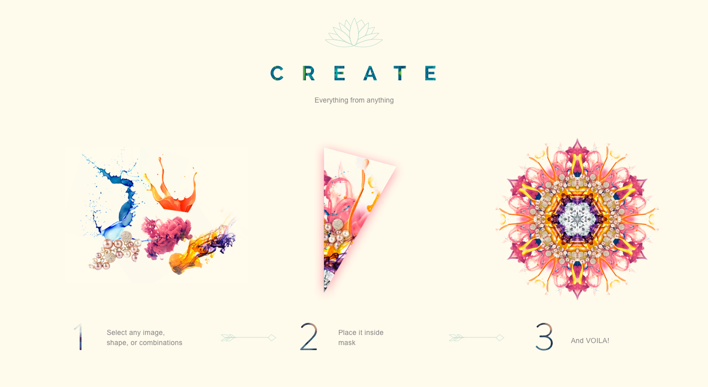 1400x766 Kaleidoscope Mandala Generator For Sketch On Behance - Kaleidoscope Sketch