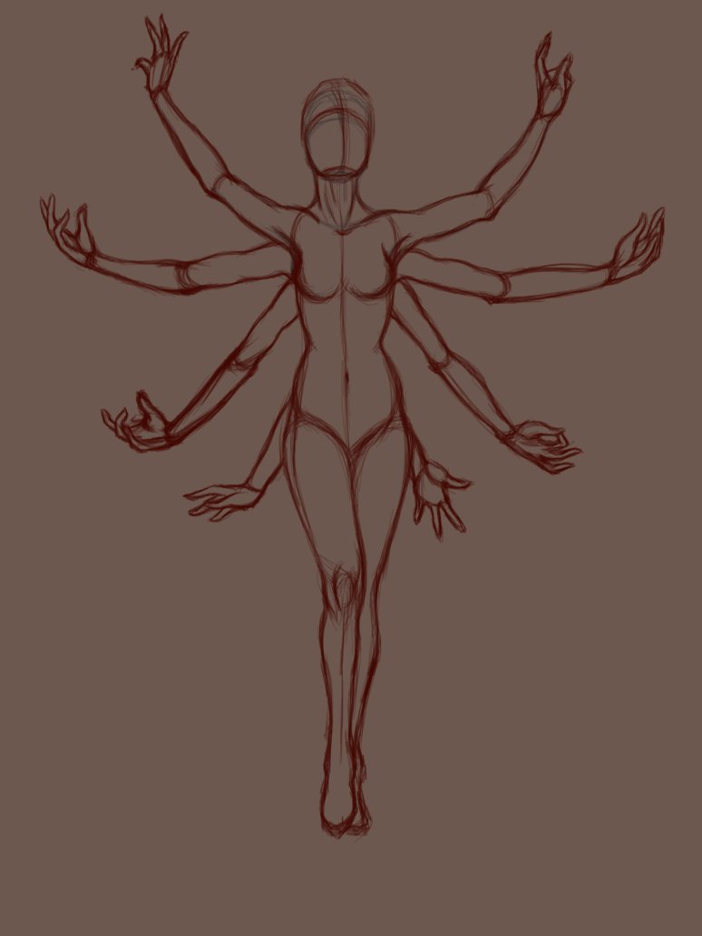 774x1032 Kali Sketch By Kamishiro Yuki - Kali Sketch