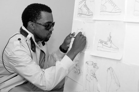 470x313 Kanye West Designs Second Louis Vuitton Sneakers Collection - Kanye West Sketch