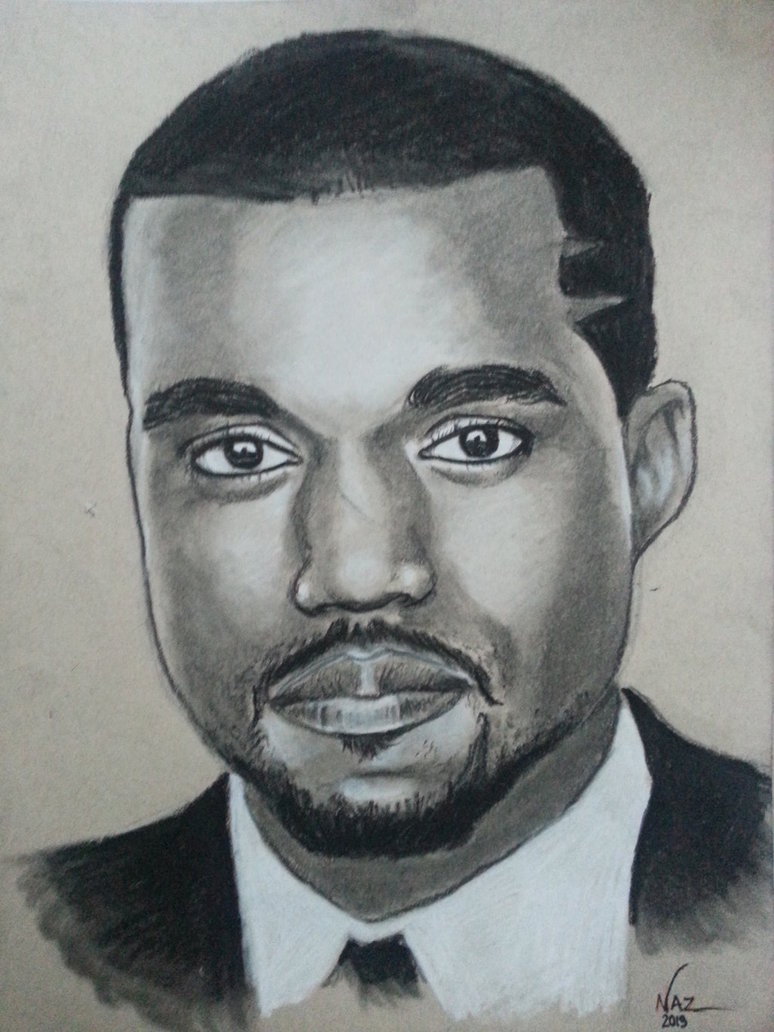 Kanye West Sketch at PaintingValley.com | Explore collection of Kanye ...