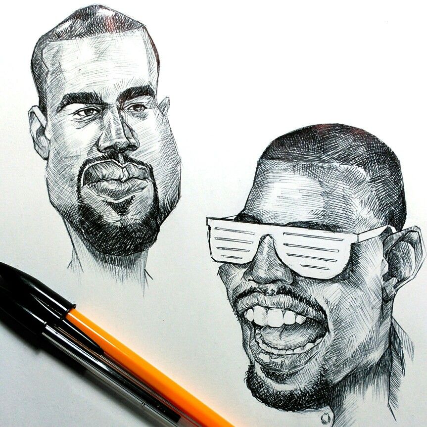863x863 Kanye West - Kanye West Sketch