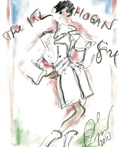 409x503 Karl Lagerfeld Celebrates New Collaboration With Hogan With A - Karl Lagerfeld Sketches