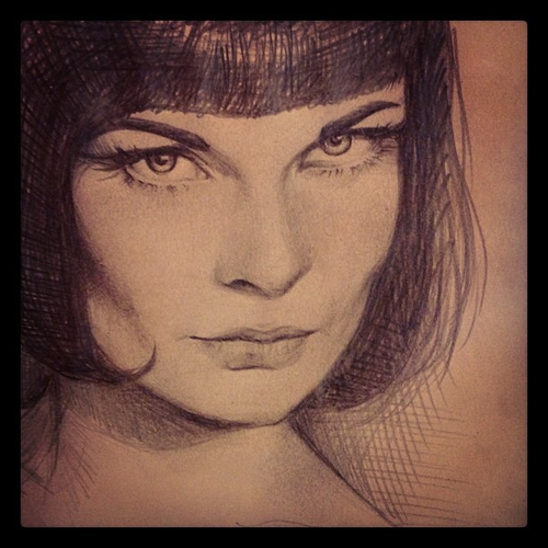 500x500 Kat Von D Sketch Shared By Giu On We Heart It - Kat Von D Sketches
