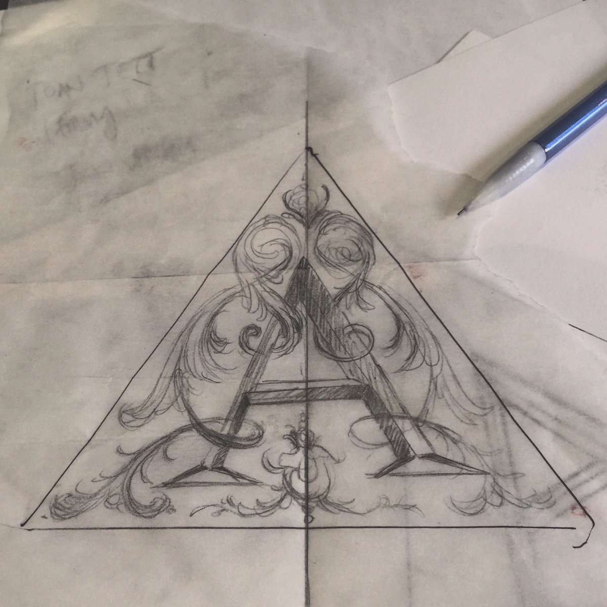 1200x1200 Kat Von D On Twitter Preliminary Sketch For The - Kat Von D Sketches