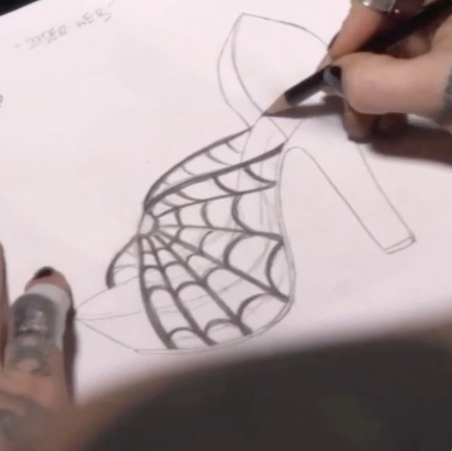 640x638 Kat Von D Reveals Her Vegan Shoe Line Revelist - Kat Von D Sketches
