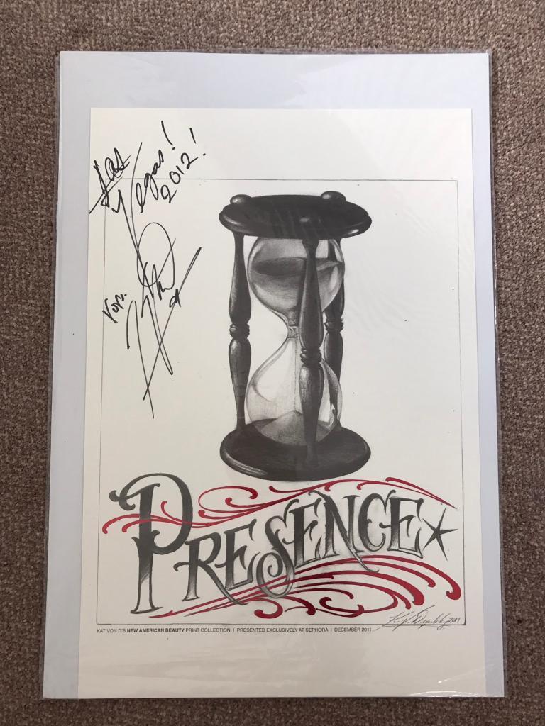 768x1024 3 X Signed Kat Von D - Kat Von D Sketches