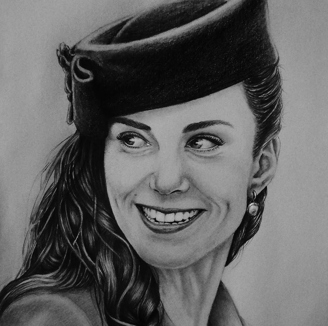 1140x1132 How To Draw - Kate Middleton Sketch