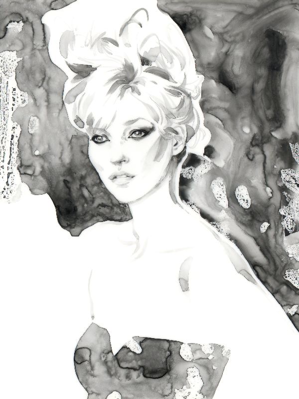 600x800 Kate Moss Gifts Estherkang Zippi - Kate Moss Sketch