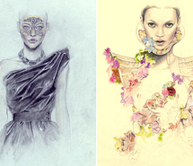 215x185 Kate Moss Images On - Kate Moss Sketch