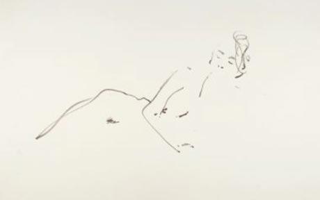 460x288 Tracey Emin Drawing Of Kate Moss Among The Star Lots In Celebrity - Kate Moss Sketch