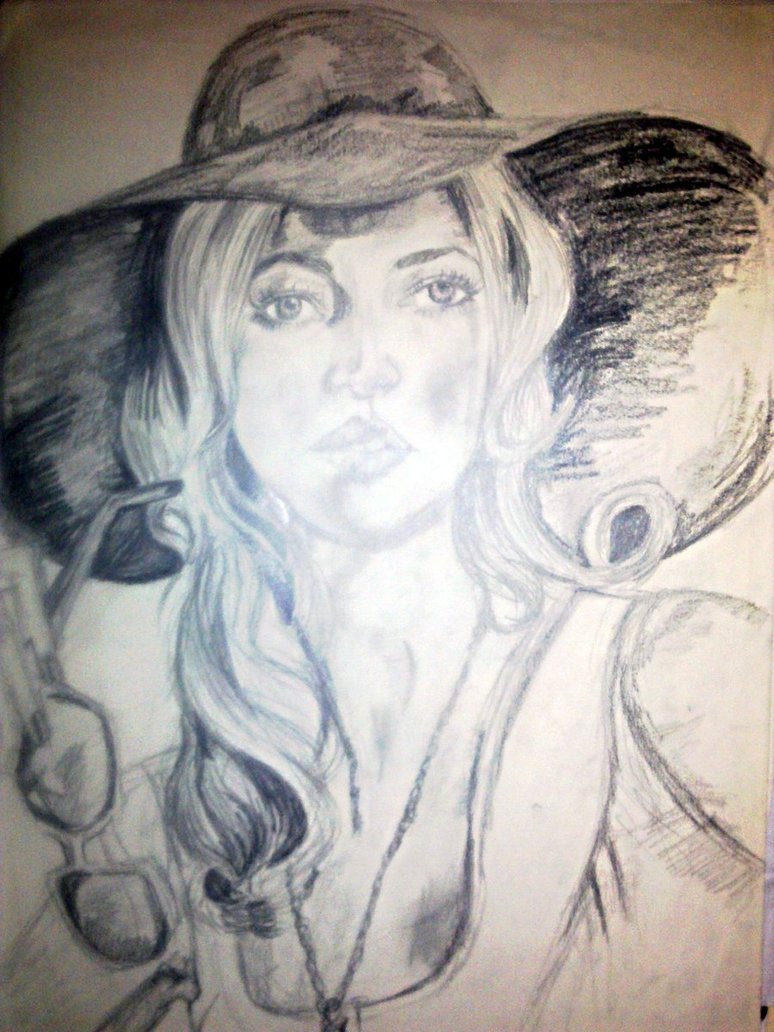 774x1032 Sketch Kate Moss By Annie Lou Buttons - Kate Moss Sketch