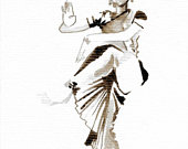 170x135 Items Similar To Ink Of An Indian Dancer Kathak - Kathak Sketch