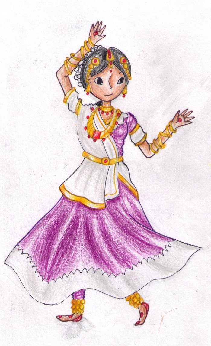 699x1144 Kathak By Xstarsixnxthexnightx - Kathak Sketch