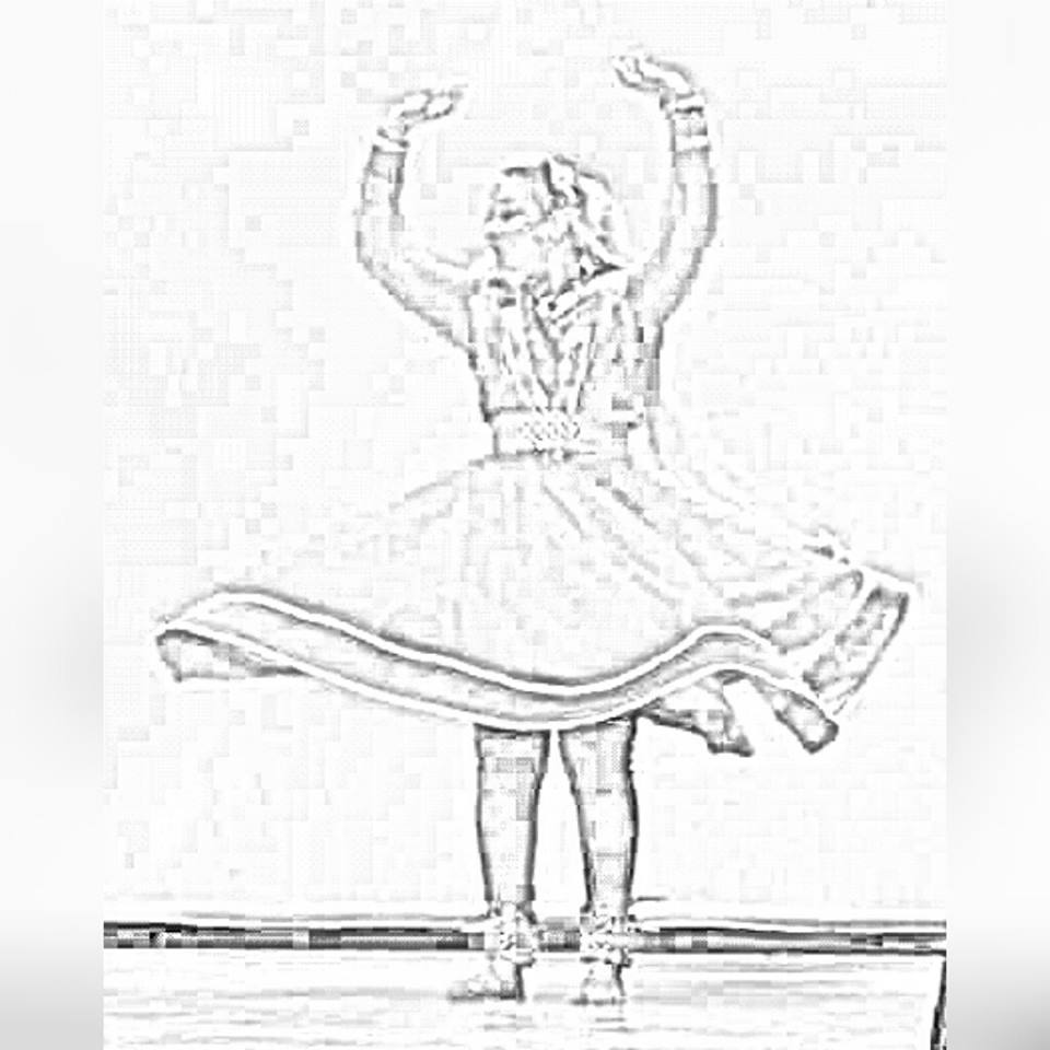 960x960 Kathaksavvy Delve Into The Beauty Of Kathak With Suvarna - Kathak Sketch