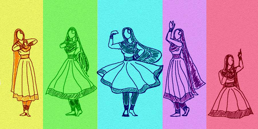 900x450 Naadyog Classical Dance Academy - Kathak Sketch