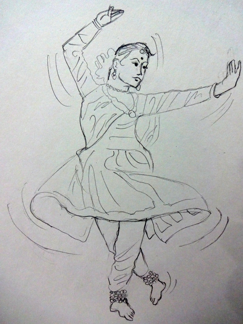 774x1032 Rapid Sketch - Kathak Sketch