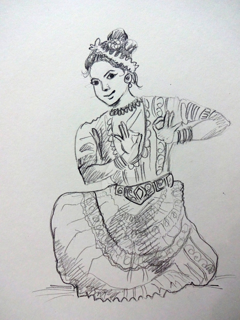774x1032 Rapid Sketch - Kathak Sketch