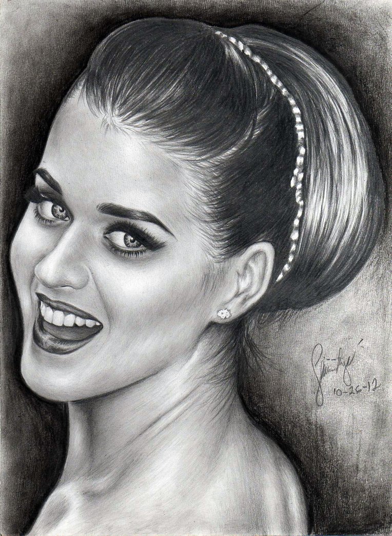 764x1046 Katy Perry By Minickart - Katy Perry Sketch