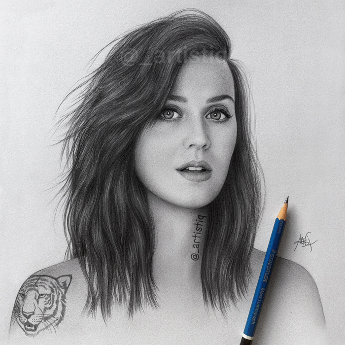 700x700 Katy Perry Best Drawing Drawing Skill - Katy Perry Sketch