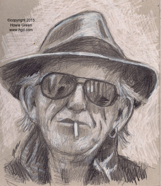 519x597 Keith Richards Sketch One Of My Favorite Faces. See More - Keith Richards Sketch