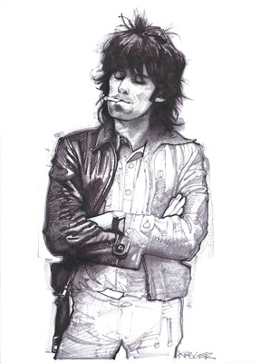 287x400 The Art Of Sebastian - Keith Richards Sketch