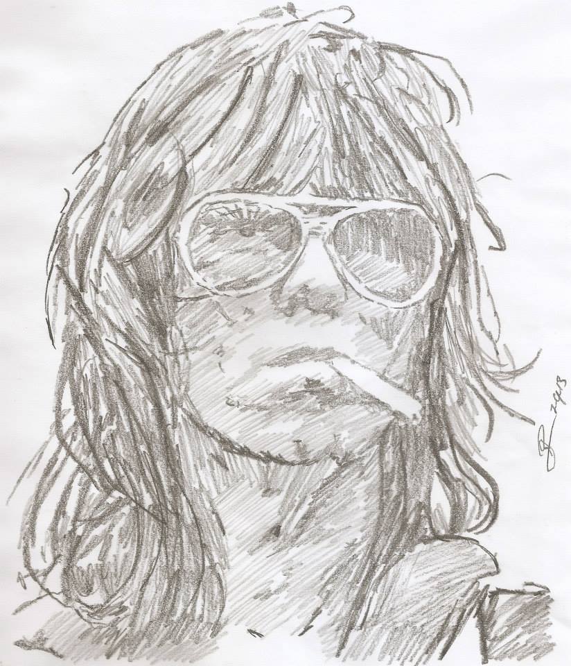 824x960 Keith Richards Rolling Stones Drawing By Sbdrawings - Keith Richards Sketch