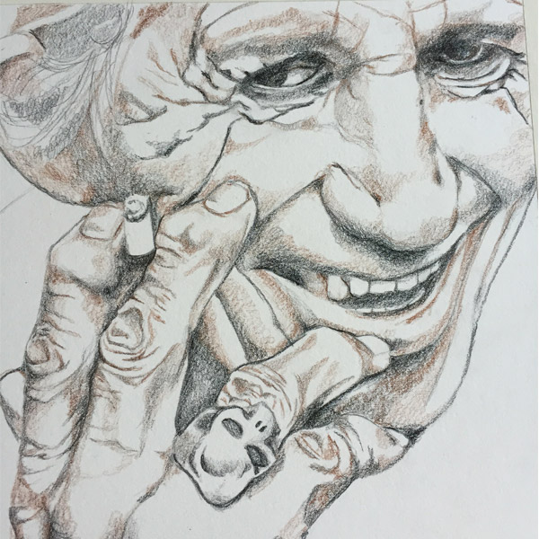 600x600 Keith Richards - Keith Richards Sketch