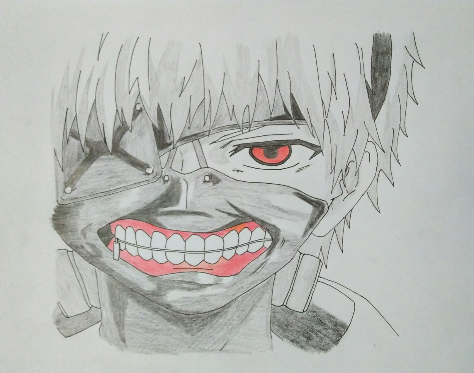 1617x1273 Kaneki Ken Of Tokyo Ghoul - Ken Kaneki Sketch