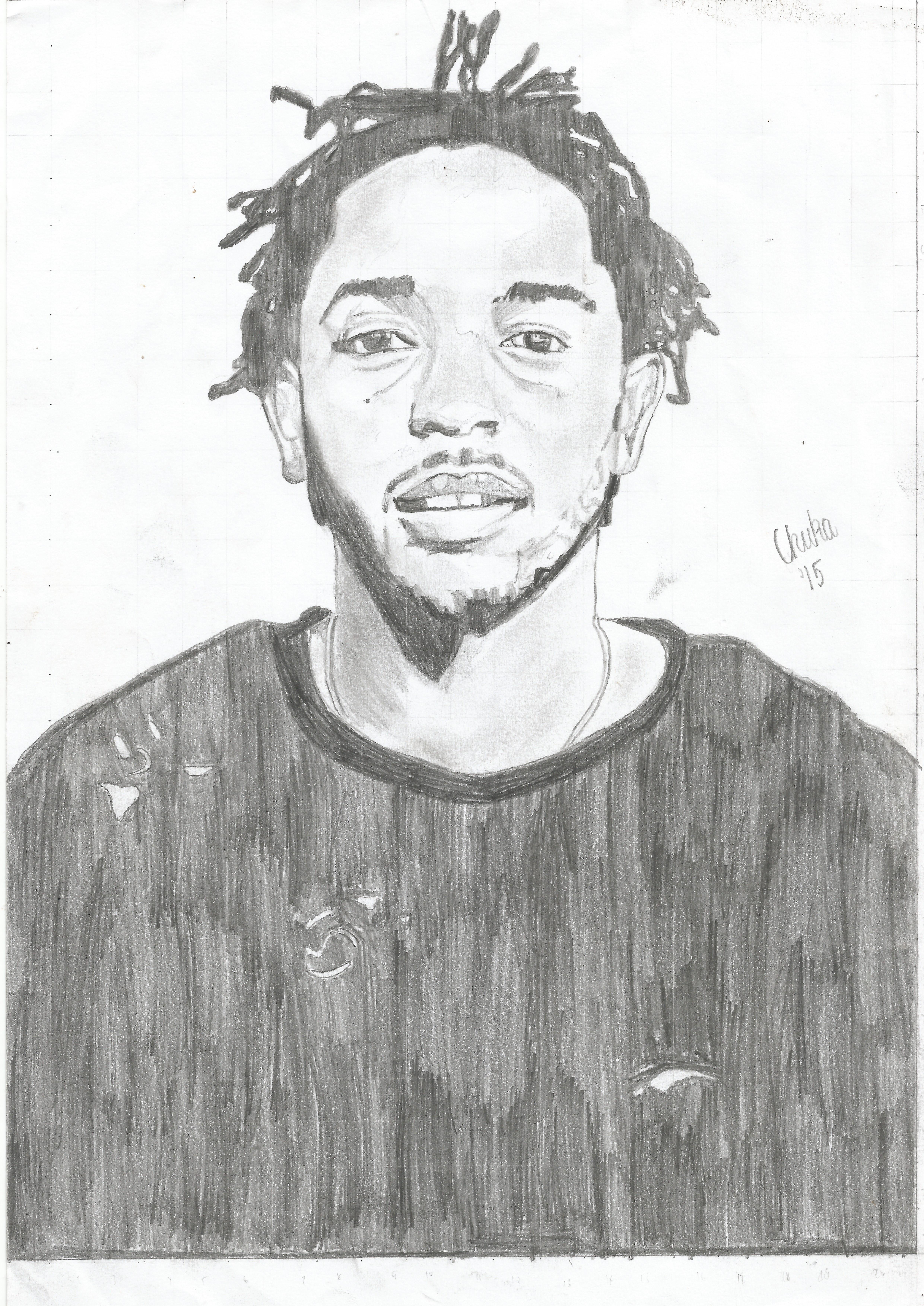 4962x7014 Kendrick Lamar - Kendrick Lamar Sketch