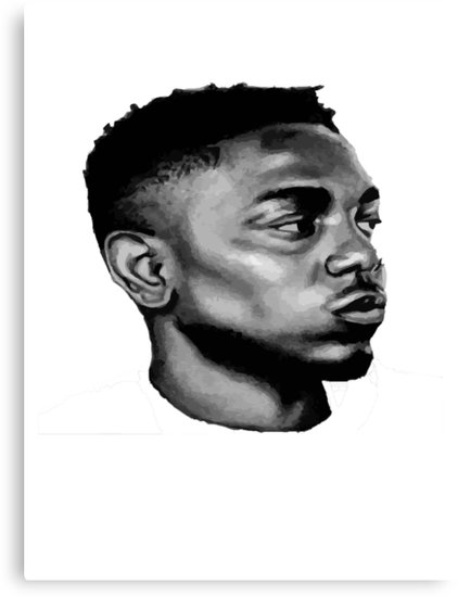 422x550 Kendrick Lamar Canvas Prints By Gilbertgraphics Redbubble - Kendrick Lamar Sketch