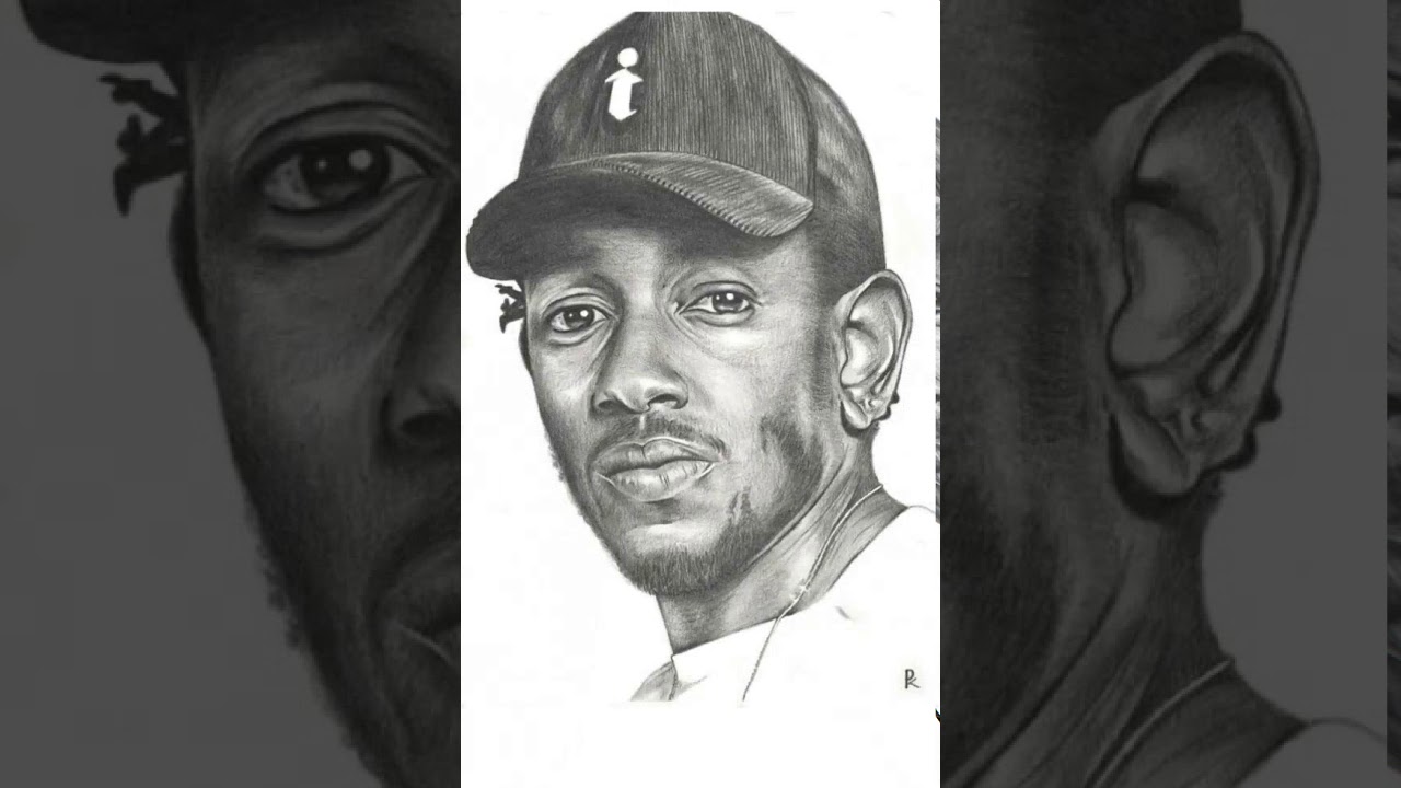 1280x720 Kendrick Lamar Hyper Realistic Drawing - Kendrick Lamar Sketch