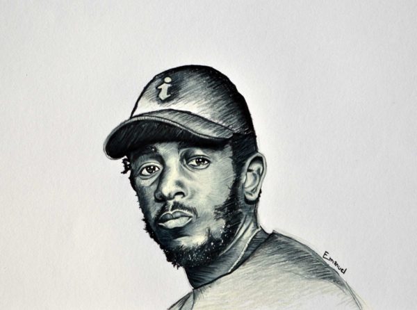 600x446 Portfolio Drawing - Kendrick Lamar Sketch