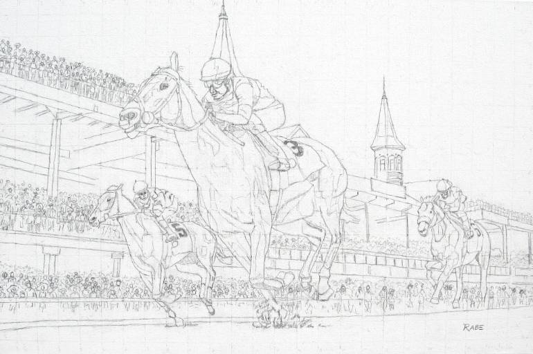 770x512 Kentucky Derby - Kentucky Derby Sketch