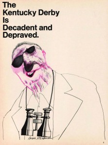 222x300 Bourbon And Beasts Hunter S. Thompson Amp Ralph Steadman - Kentucky Derby Sketch