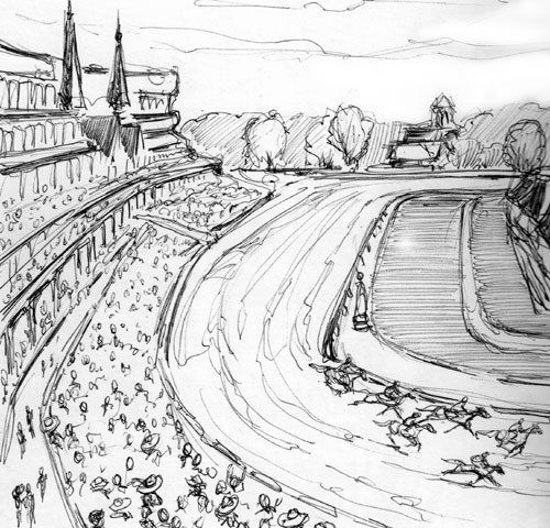 500x480 Current Events Archives - Kentucky Derby Sketch